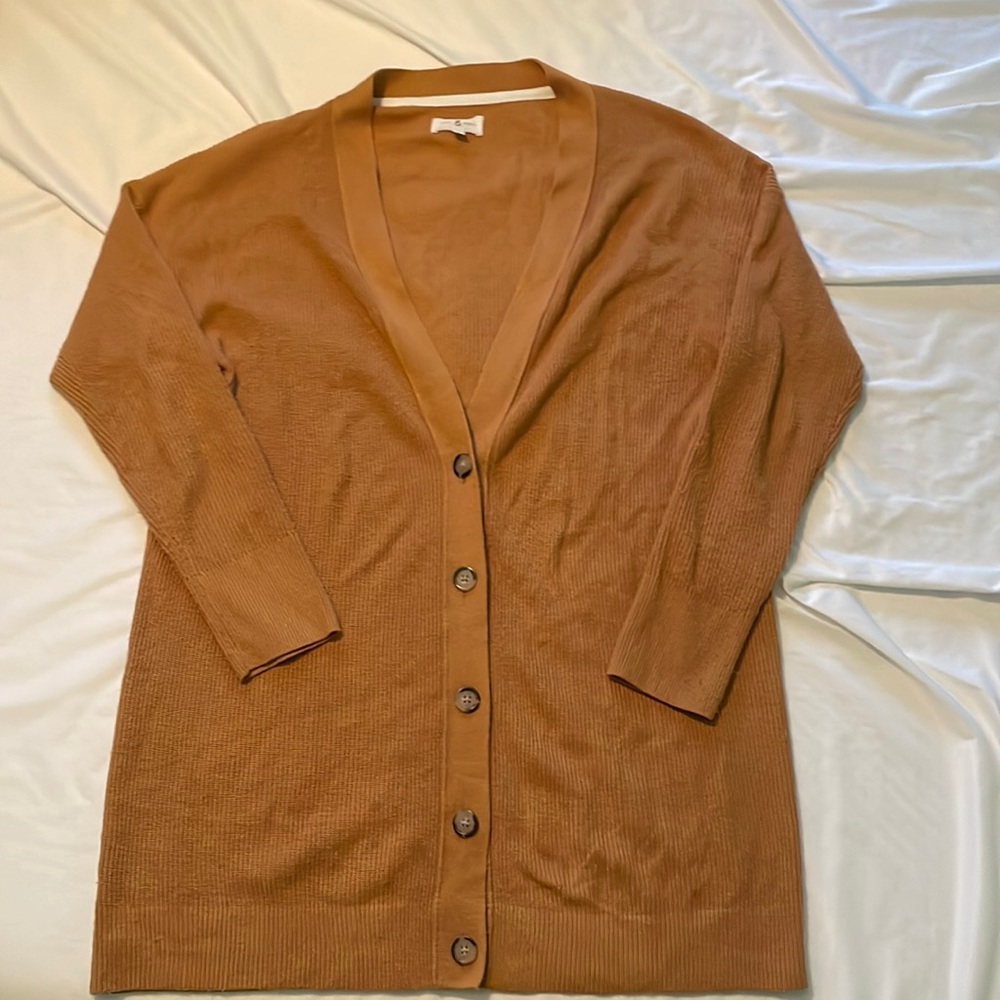 Good used condition Lou and grey caramel cardigan